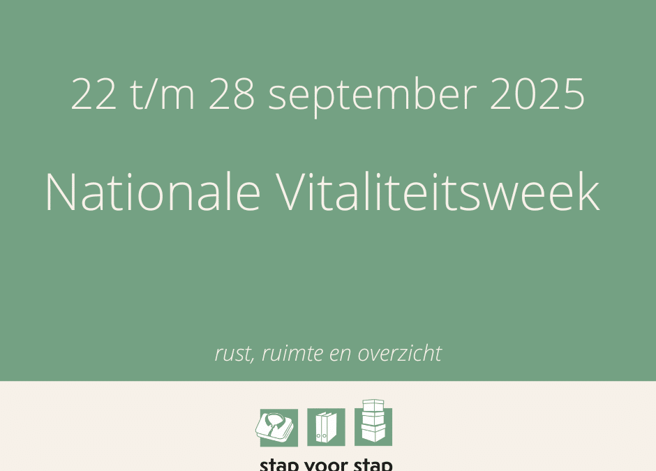 De Nationale Vitaliteitsweek 2025